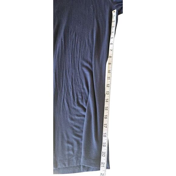 Elloh Womens Jumpsuit Small Blue Stretch Wide Leg Pants Romper Overalls Pockets - Picture 8 of 10